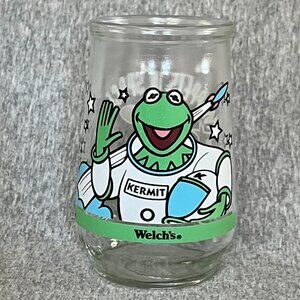 Welch’s Muppets In Space Kermit In Command Jelly Jar Glass